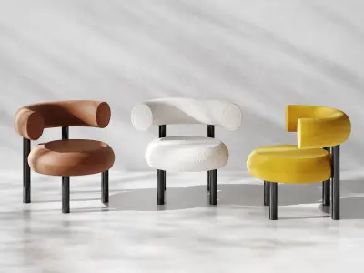 Fat Lounge Chair 3D model