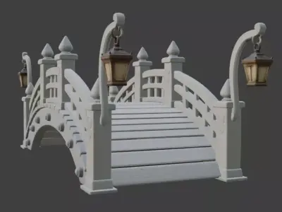 Bridge 3D Model 3D model