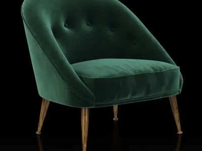 Brabbu Malay armchair 3D model