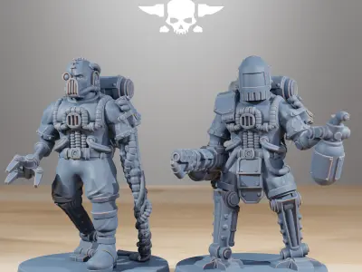 Scavenger Cyborgs 3D print model