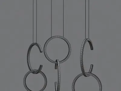 RING chandelier 3D model