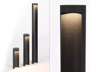 382x73 Paletto Lightstar Street Light 3D model