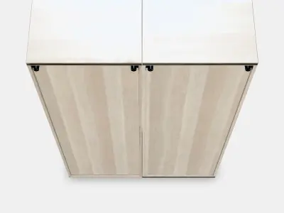 BESTA Storage combination with doors 62 Low-poly 3D model