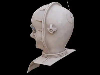 Star Wars CZ-3 Droid Inspired Full Size Bust 3D print model