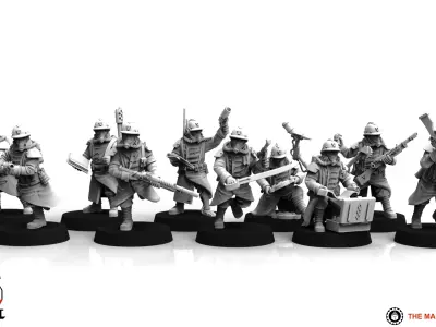 Valour Korps - Veteran Infantry 3D print model