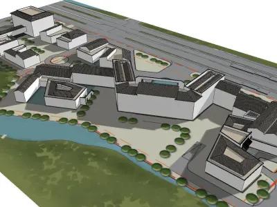 vacation spot-Resort-Fashion Leisure Hotel-0184 3D model