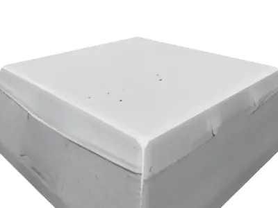 Concrete Pavement Barrier Block Low-poly 3D model