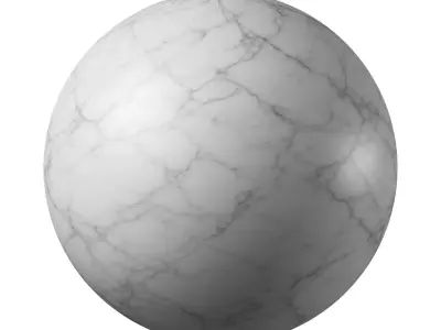 White Marble Statuario Fine Porcelain Tile 27 Texture