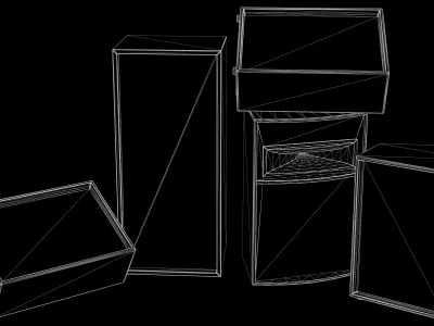 Speaker - Game ready props Low-poly 3D model