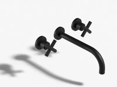 Faucet 01 Low-poly 3D model