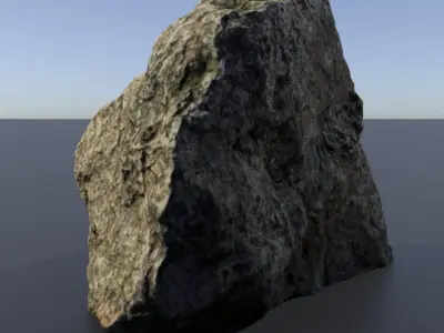 Scanned 3D Rock Assets Rock 01 3D model