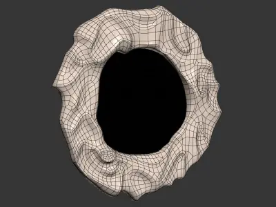 Sandstone pavlova mirror 3D model