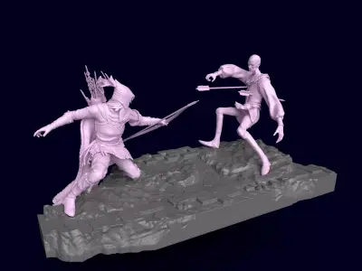 Elden Ring Nightreign Ironeye Diorama bonus standalone version 3D print model