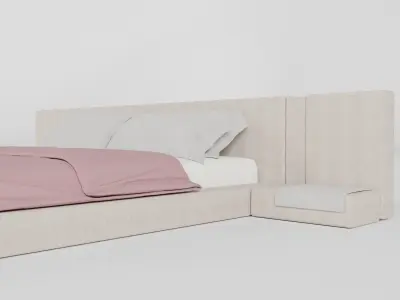 Double Bed 2 3D model