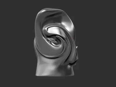 Conceptual sculpture 09 Free 3D print model