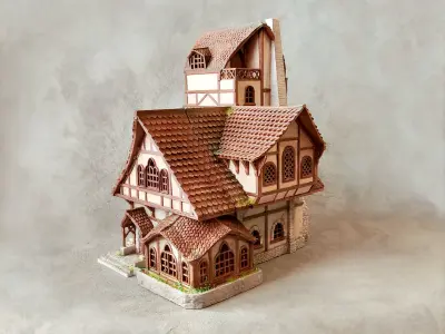 Medieval Inn 3D print model