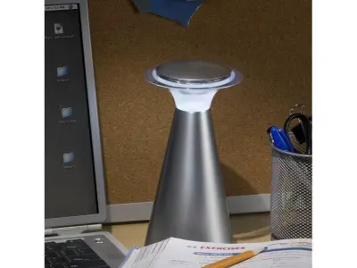 Fulcrum Grey Portable Table Lamp Free 3D model