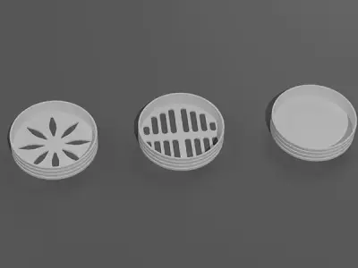Shower Drain Covers - Bathroom Floor Drain Filter 3D print model