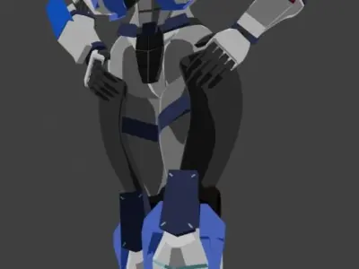 deltas muscle 3D model