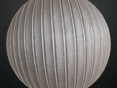 Silver Metal Corrugated Transparent PBR Seamless Texture