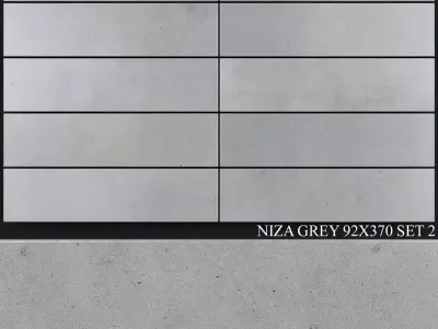 Peronda Niza Grey 92x370 Set 2 3D model