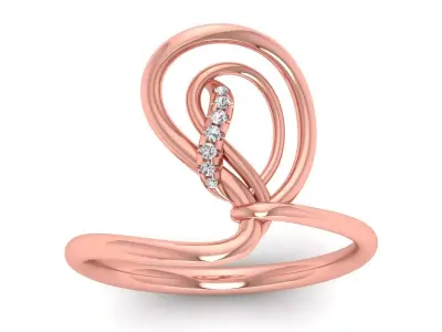 Solitaire Wedding Engagement Women Rings Infinite Ring 3D print model purchase