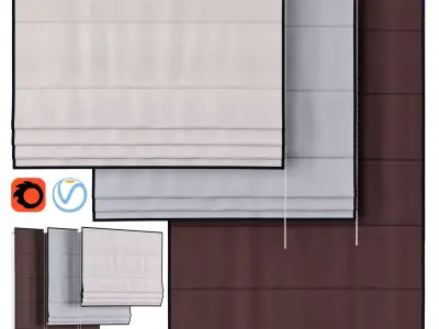 Roman Curtains 135 Backhausen Venus 3D model