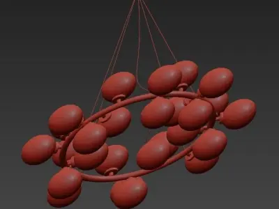 New Bubble Modern LED Pendant Lights Lamp 3D model