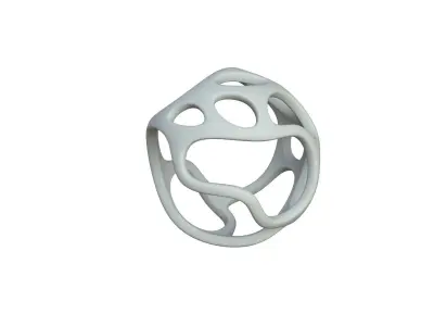 SciFi Cube Object No 33236 Low Poly Shape Texture