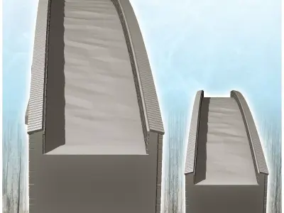 Burnsides Bridge Antietam battlefield - Cowboy USA America ACW A 3D print model