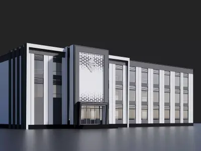 Office Building ID005 3D model