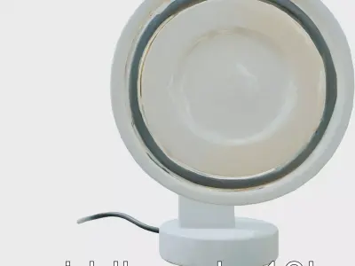 Mechanical Adjustable Light Flow Lamp Low-poly 3D model