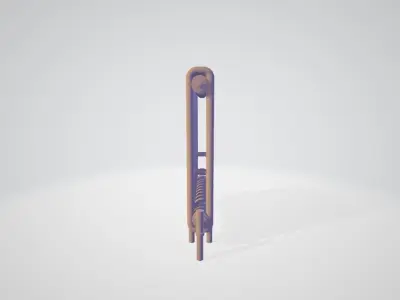 Classic Vintage Radiator Home Appliance Low-poly 3D model