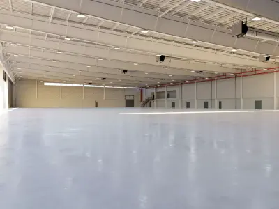 Airplane Hangar Interior 9 Low-poly 3D model