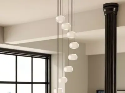 Bayern Light Cluster Pendant 3D model