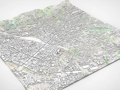 Cityscape Nice France 3D model purchase