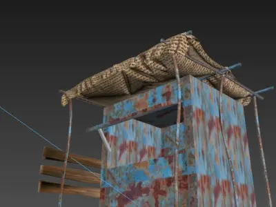 SHACK HUT HOVEL Free 3D model