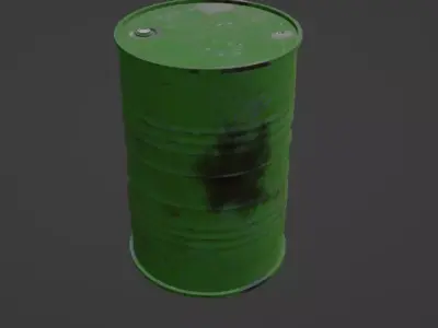 Old Barrel Free 3D model