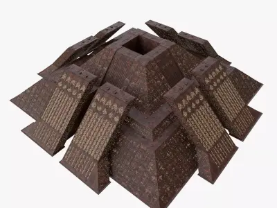 Tyrell Corporation Headquarters Low-poly 3D model