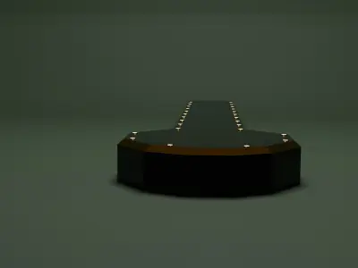 Low Poly Catwalk Low-poly 3D model