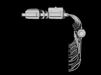 Starship Drydock 3D model