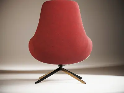  Momo Light Chair and Ottoman 3D model