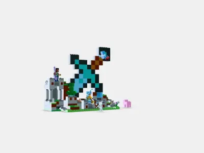 LEGO Minecraft The Sword Fortress 21244 3D model