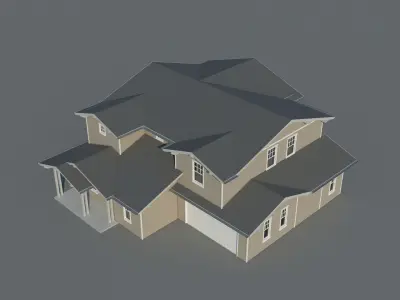 Generic House 005 3D model