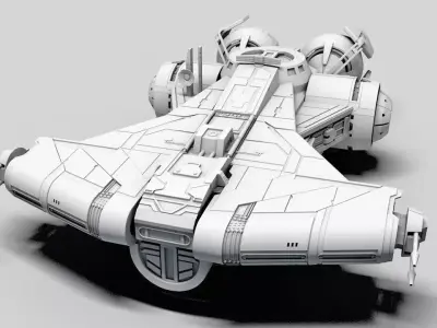 Star Wars Defender Class Light Corvette 3D model