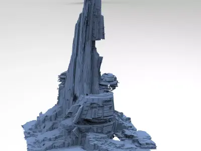 Jabba the Hut Hidden Base 3D model