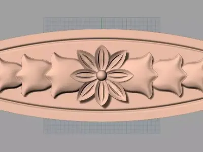 Woodworking CNC Router 3D Relief STL models used for artcam E442 3D model