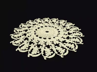 rosette dekor 3D model 38