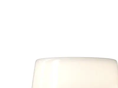 Cosy White Table Lamp 3D model