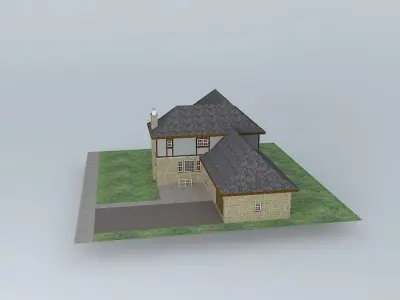 Omega House Free 3D model